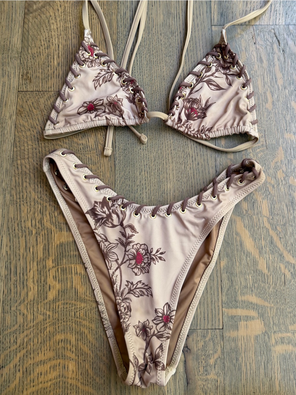 Frankie’s Bikinis x Bella Hadid bikini set